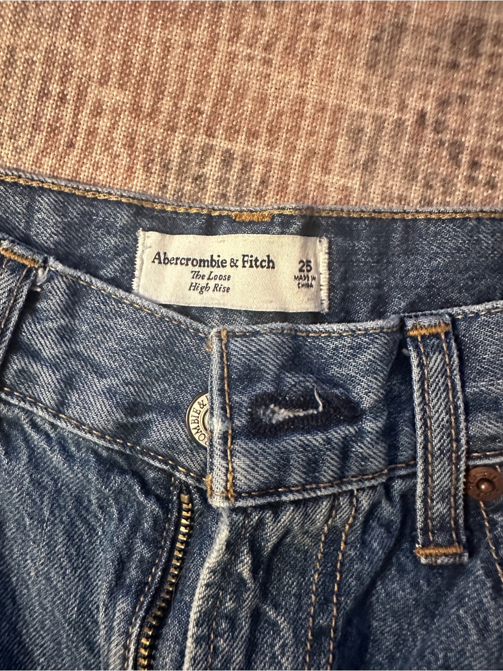 Abercrombie Loose High Rise Denim - Picture 2 of 2